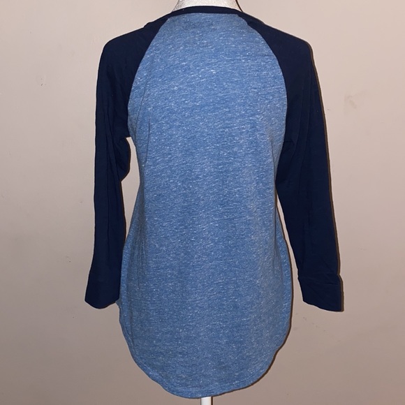 Norton by Lucky Brand Motorcycle Graphic Baseball Tee with 3/4 Sleeves - Picture 4 of 11